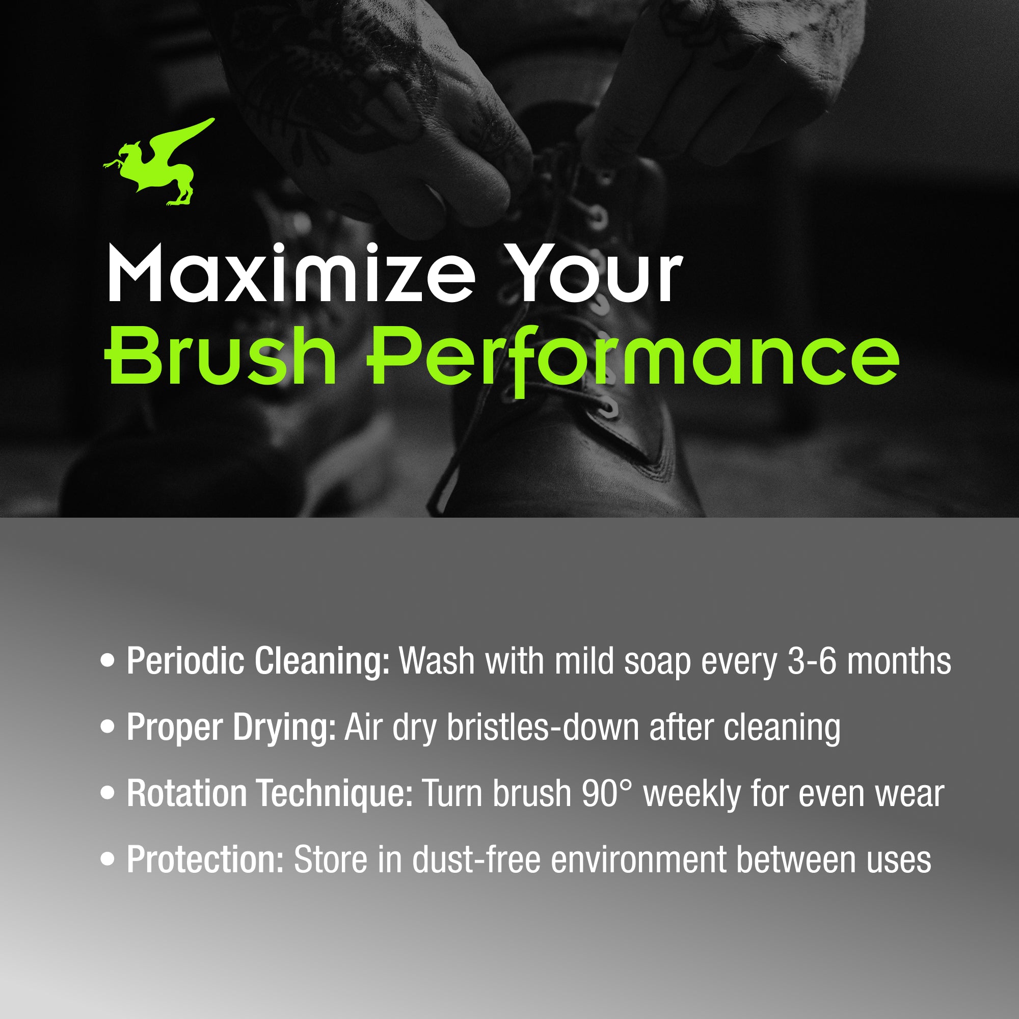 Horsehair Shoe Brush