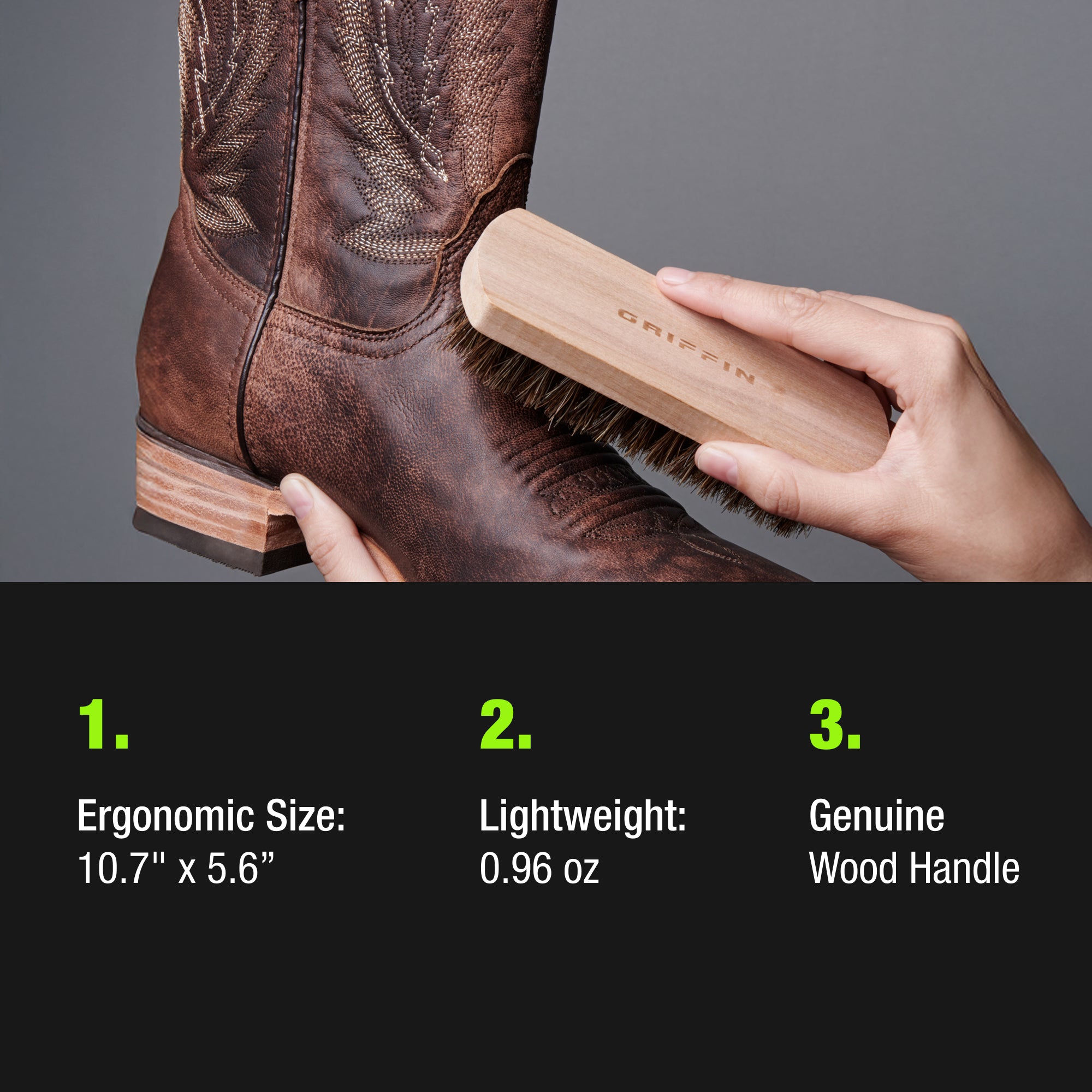 Horsehair Shoe Brush