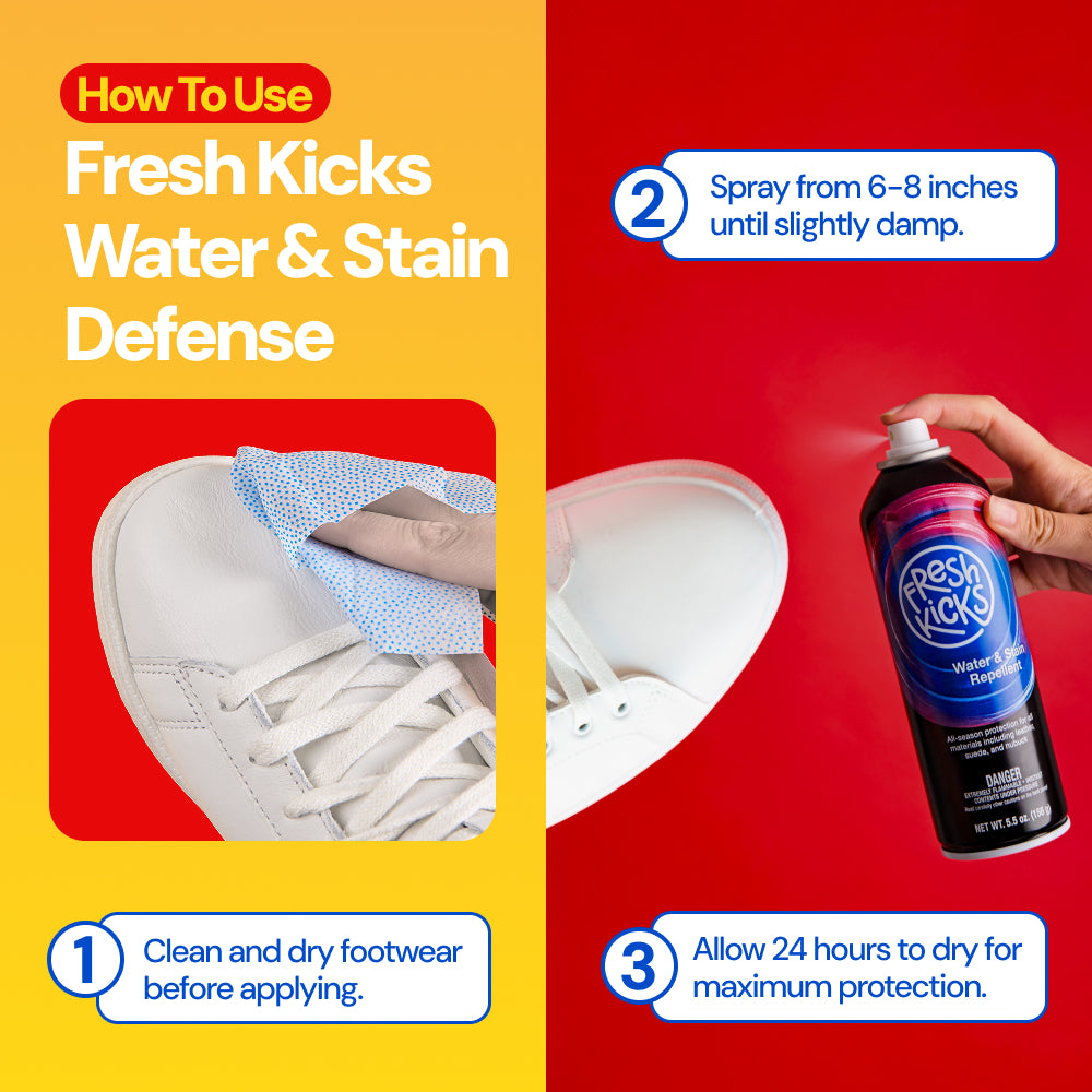 Fresh Kicks Water and Stain Repellent