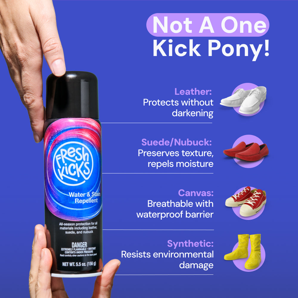 Fresh Kicks Water and Stain Repellent