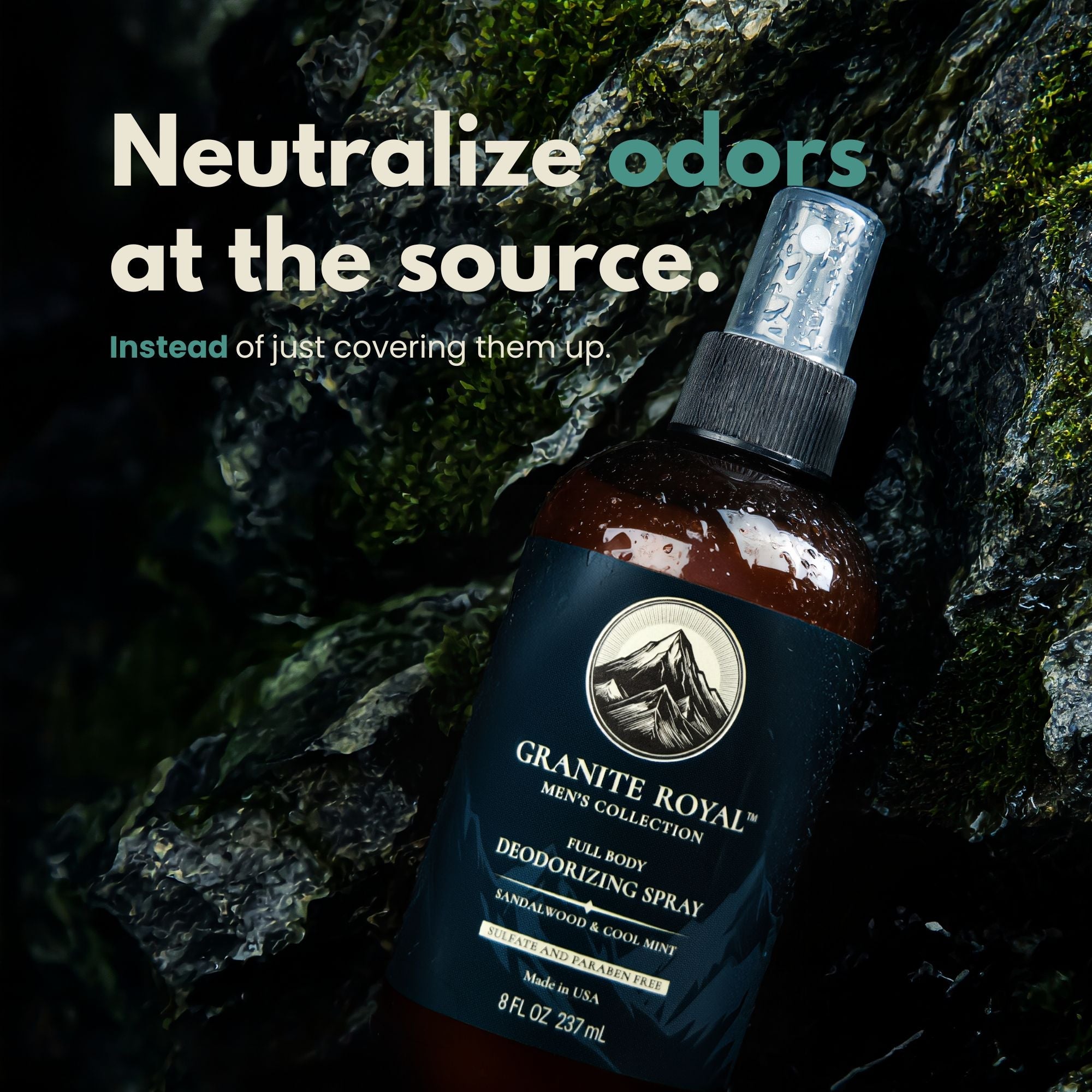 granite royal full body deodorizer deodorant for men