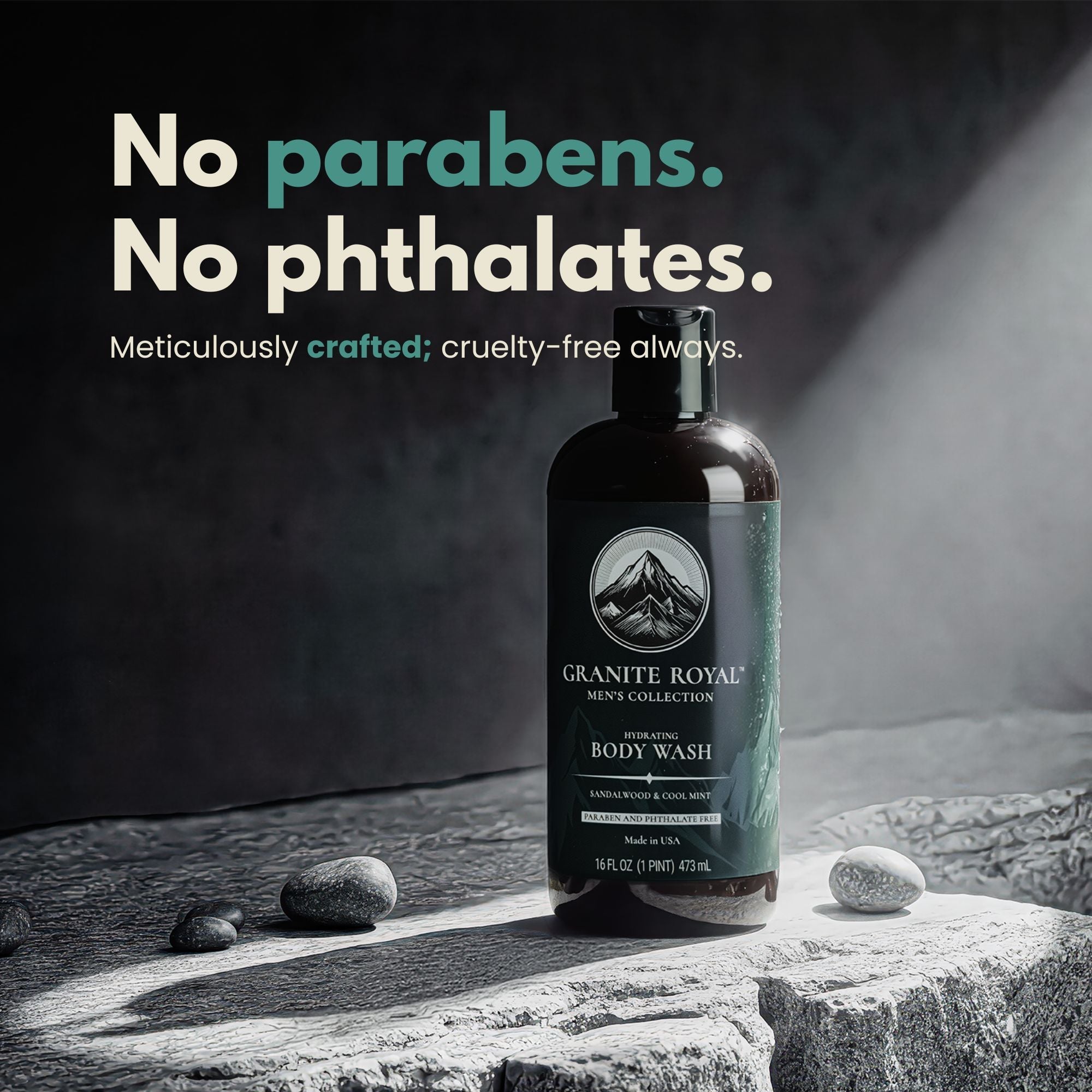 granite royal hydrating body wash for men