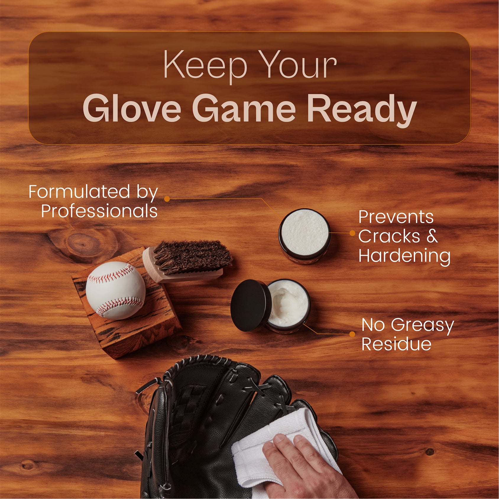 Baseball Glove Conditioner Cream