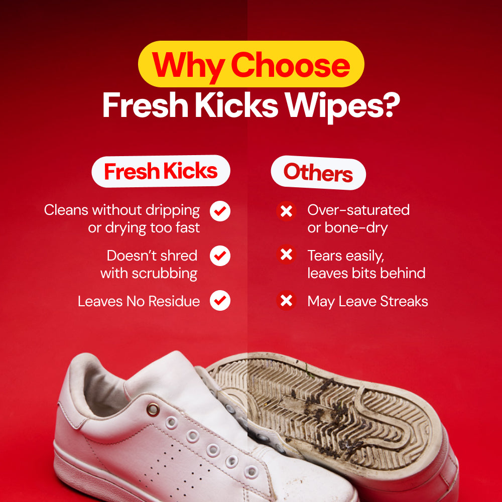 Fresh Kicks Sneaker Wipes (25 Pack)