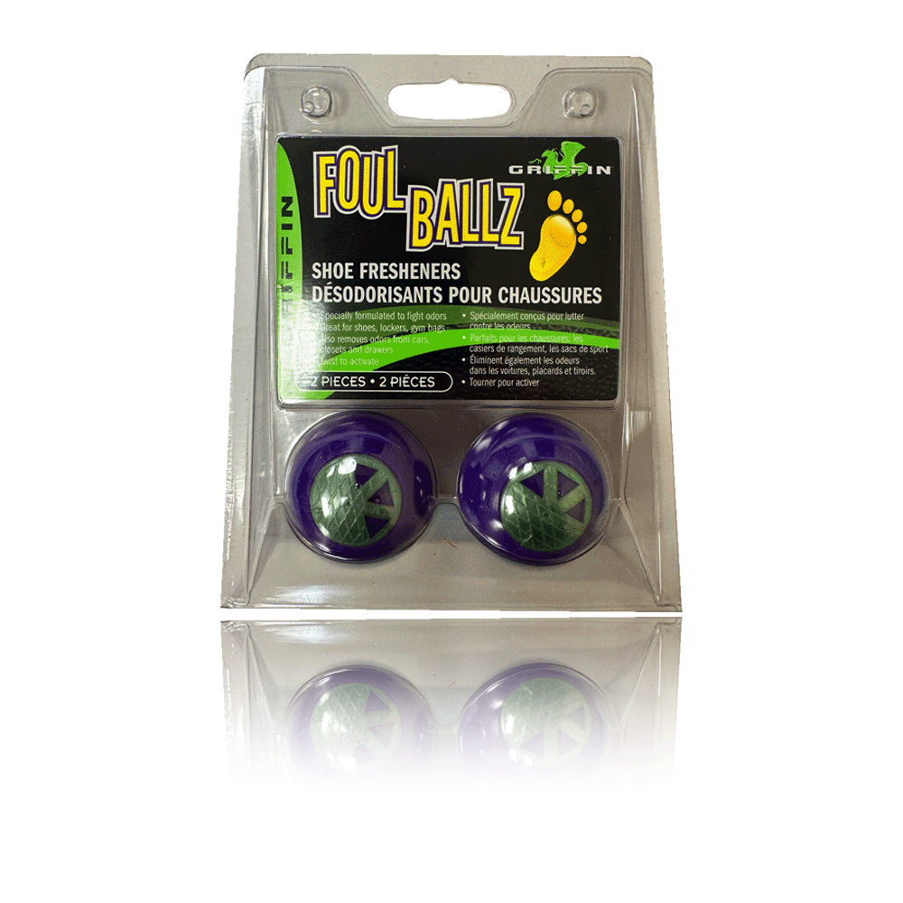 griffin shoe care foul ballz shoe fresheners and deodorizers