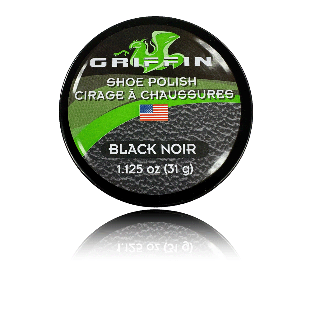 griffin shoe care shoe polish 1.125 oz black