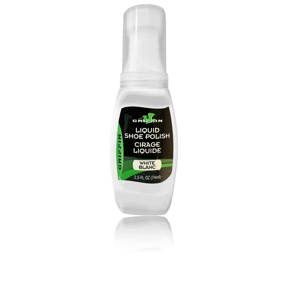griffin shoe care liquid shoe polish white