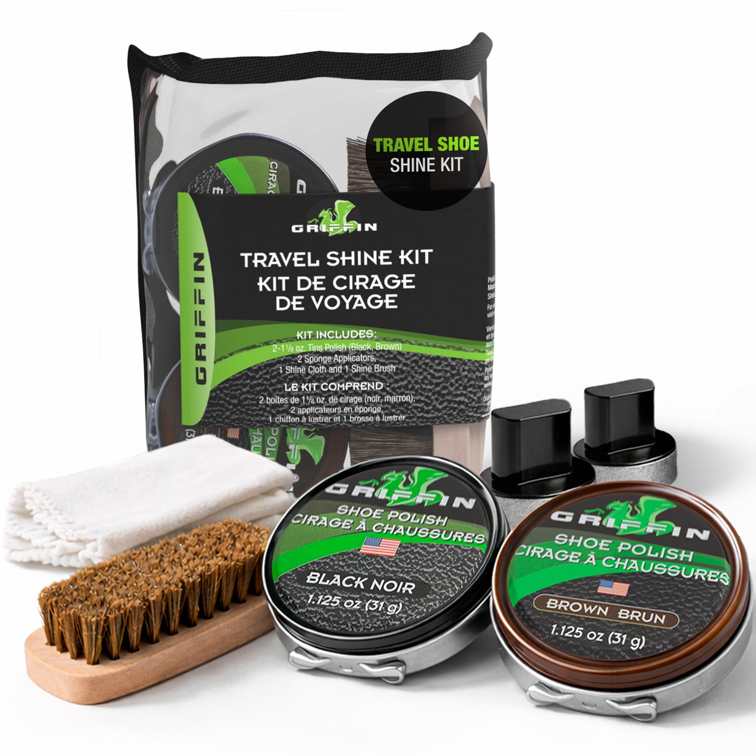 Griffin Travel Shoe Shine Kit