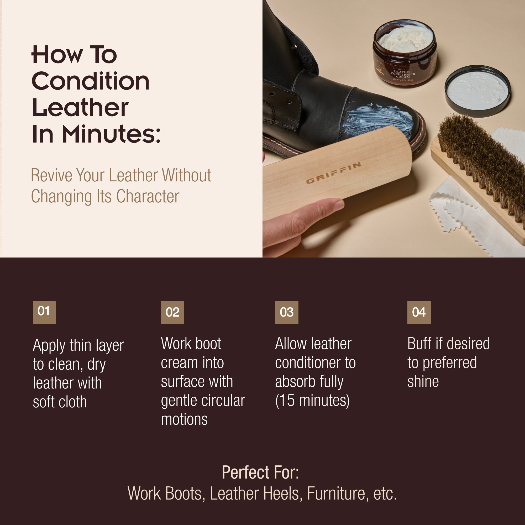 Boot Leather Conditioner Cream