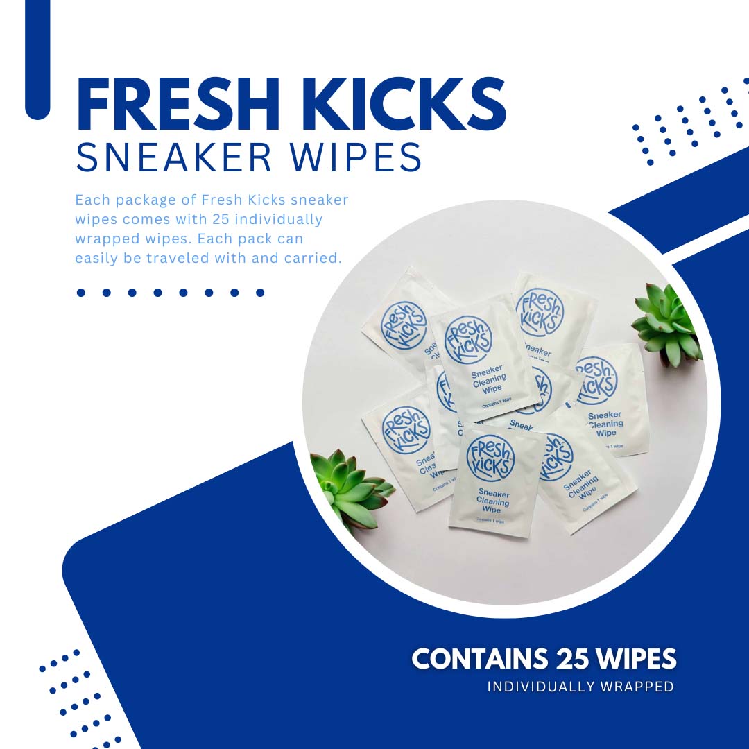Fresh Kicks Sneaker Wipes (25 Pack)