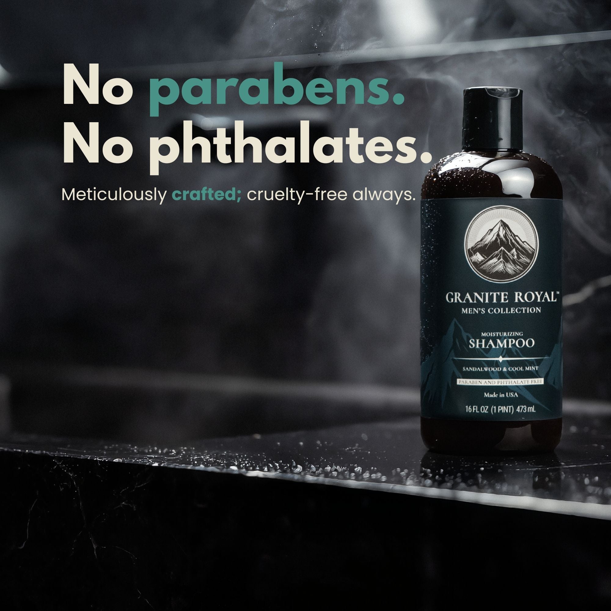 granite royal moisturizing shampoo for men's hair