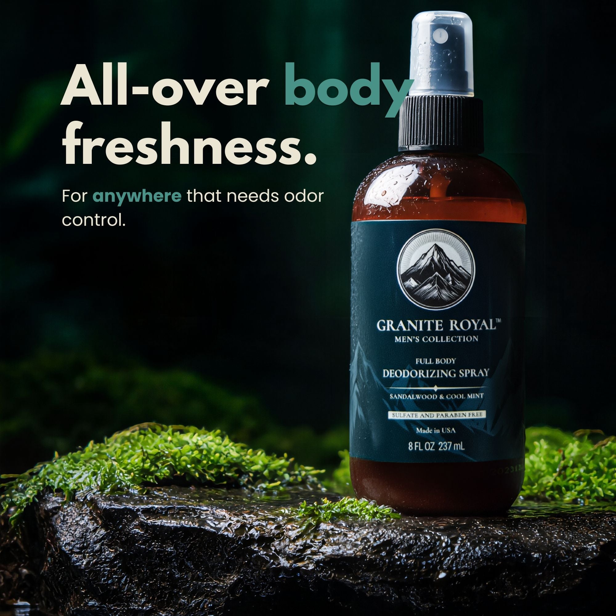 granite royal full body deodorizer deodorant for men