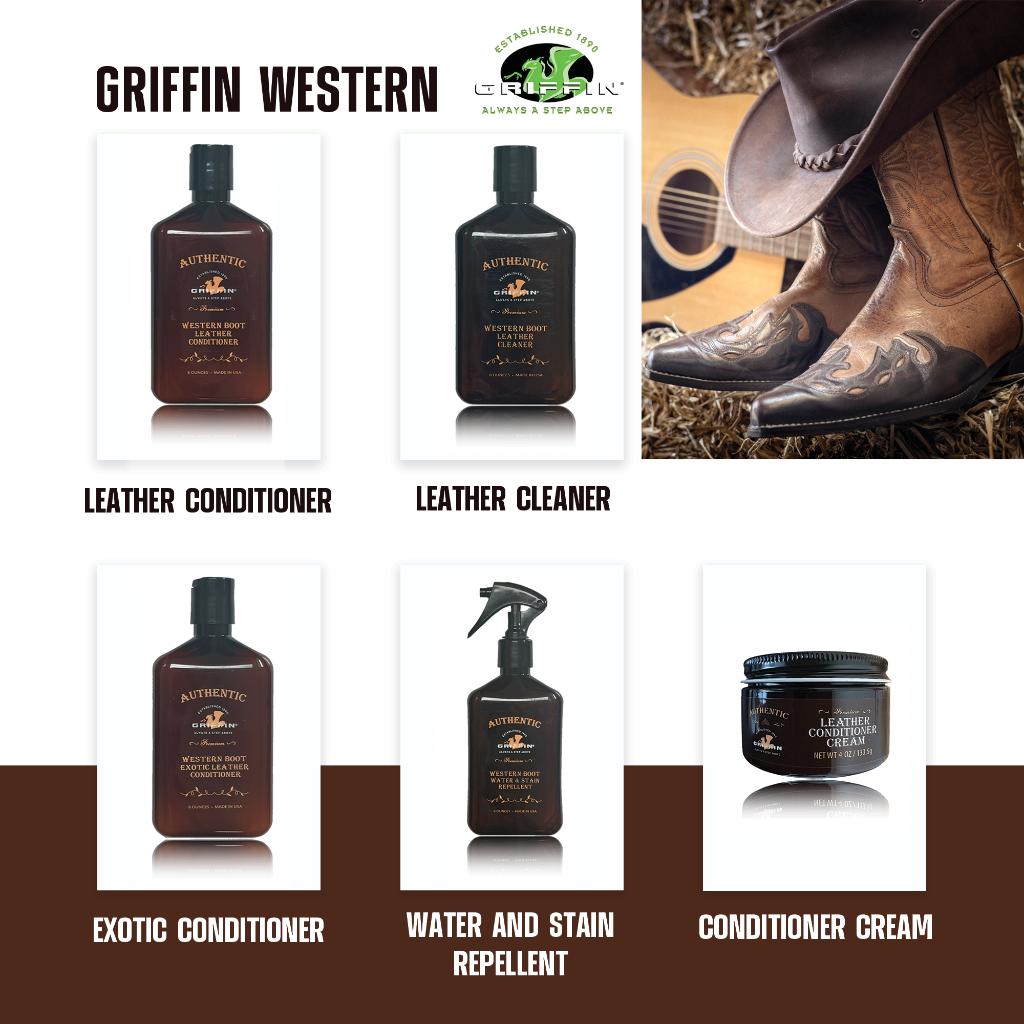 griffin western leather care for cowboy boots