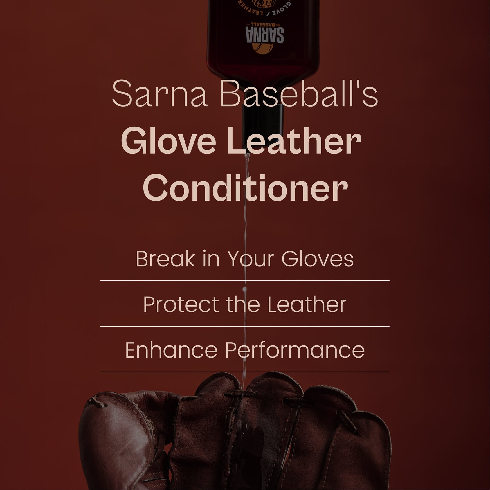 Sarna Baseball Glove Leather Conditioner