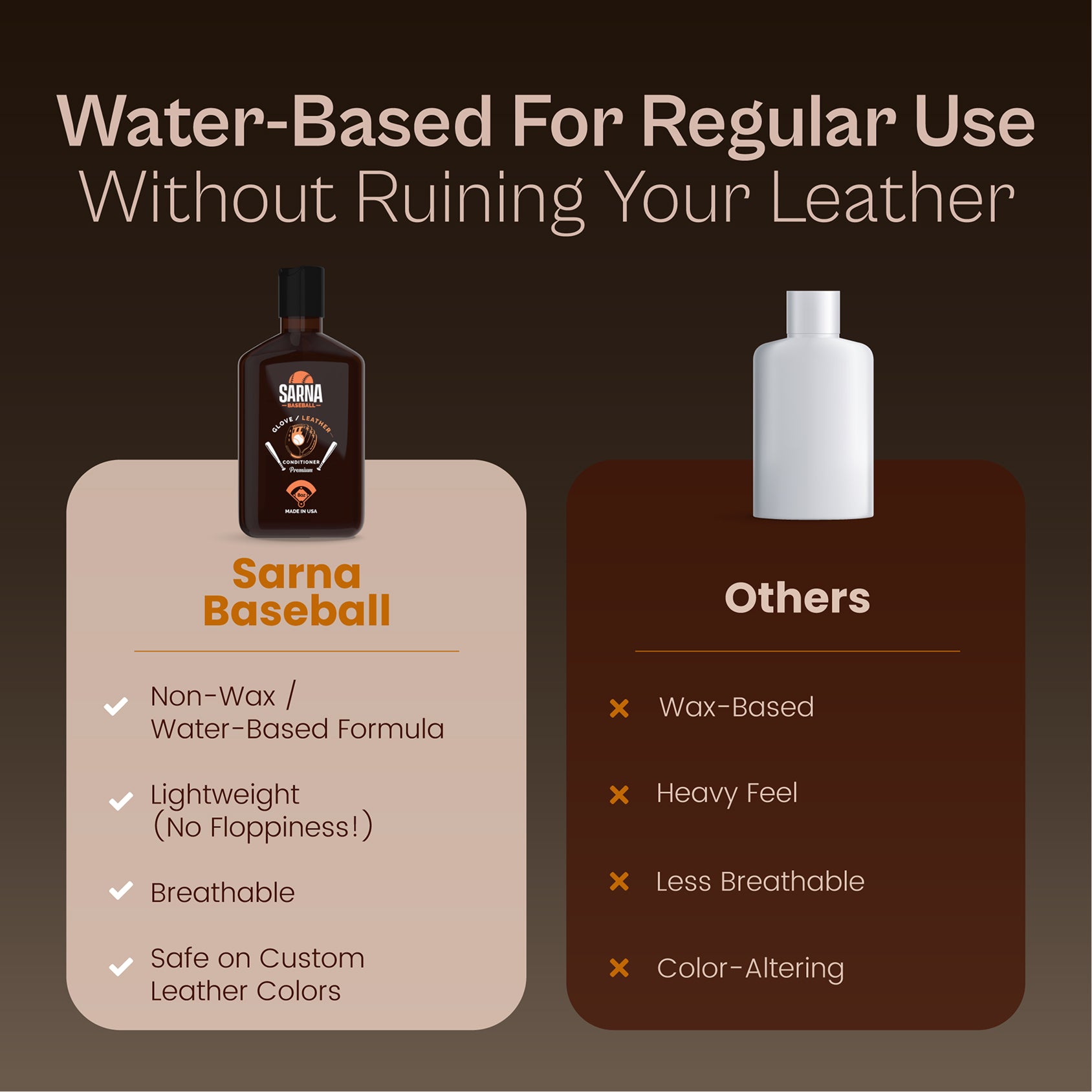 Sarna Baseball Glove Leather Conditioner