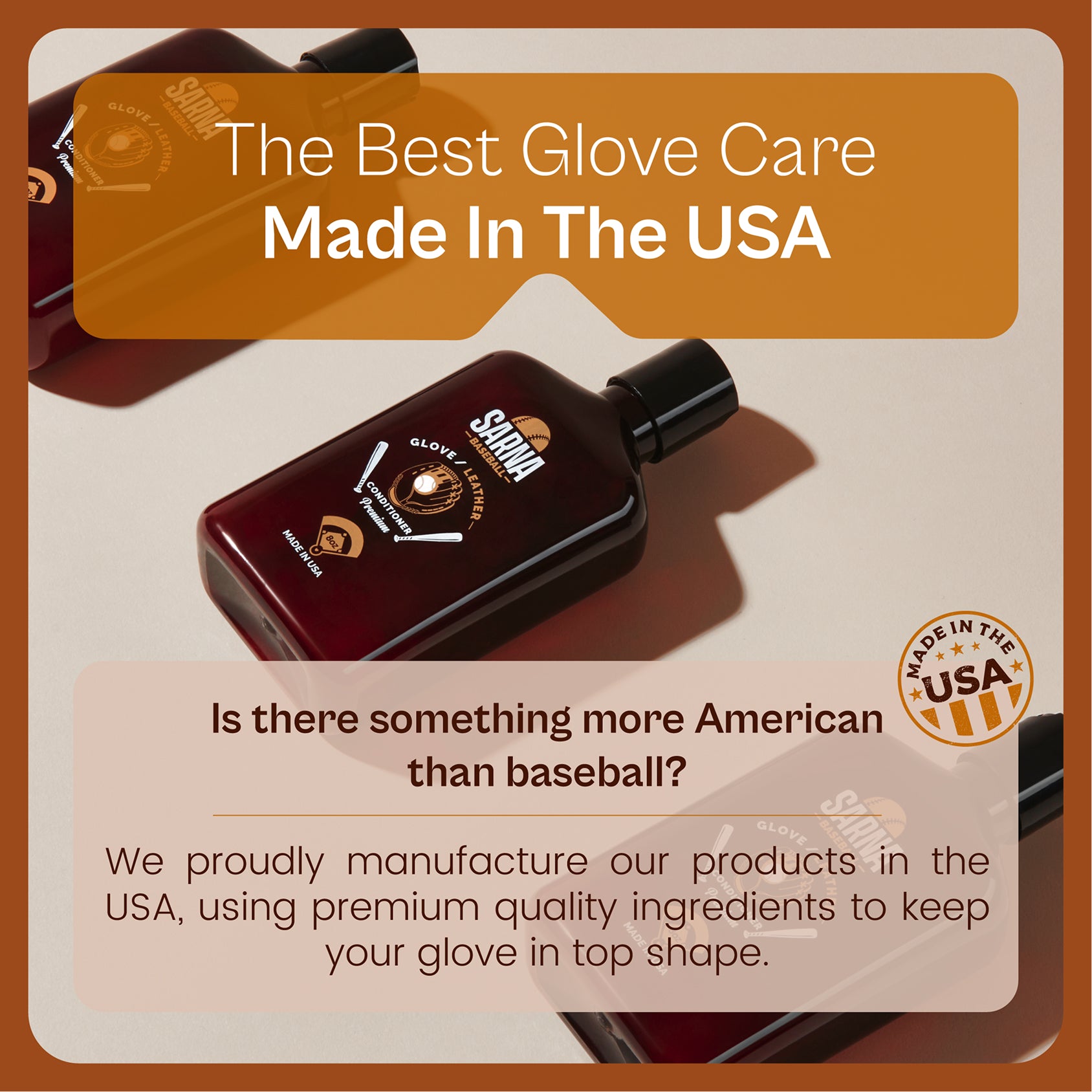 Sarna Baseball Glove Leather Conditioner